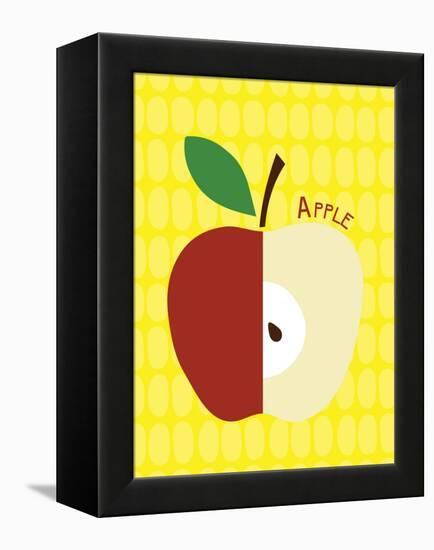 Apple Print-null-Framed Stretched Canvas