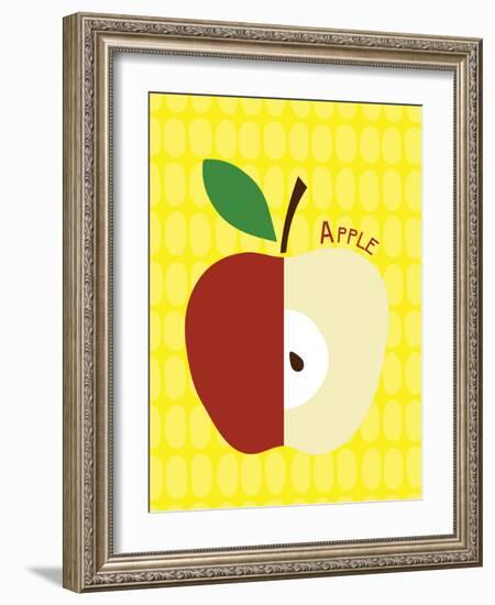 Apple Print-null-Framed Art Print