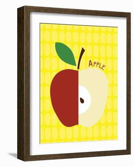 Apple Print-null-Framed Art Print