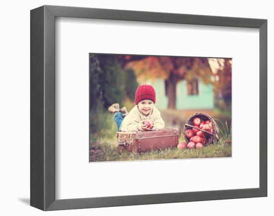 Apple Season-null-Framed Art Print