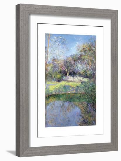 Apple Tree and Crescent Moon-Timothy Easton-Framed Giclee Print