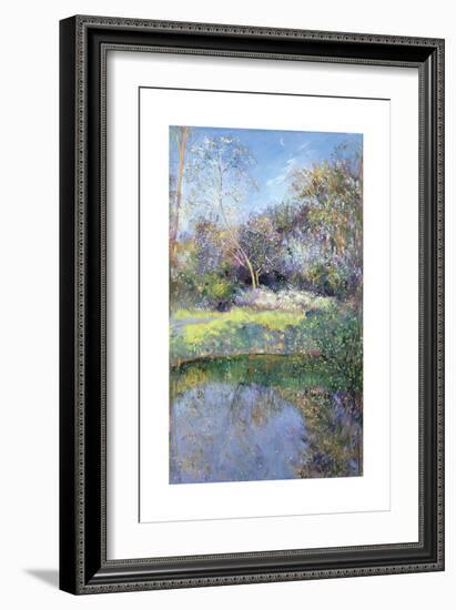 Apple Tree and Crescent Moon-Timothy Easton-Framed Giclee Print