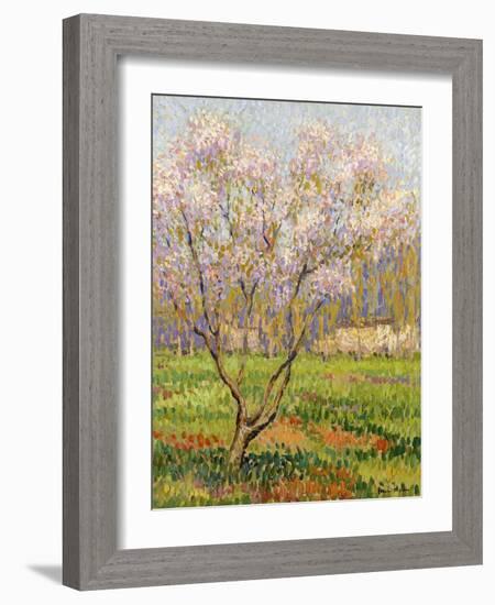 Apple Tree in Blossom, Pommiers en Fleurs-Henri Martin-Framed Giclee Print