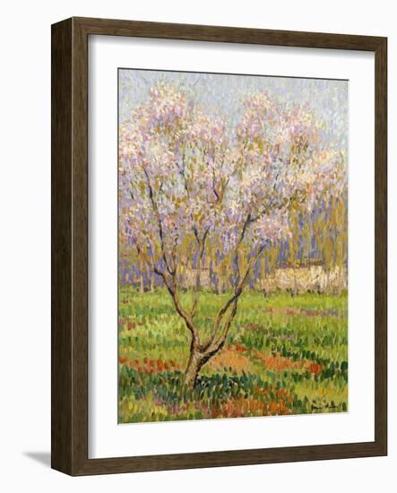 Apple Tree in Blossom, Pommiers en Fleurs-Henri Martin-Framed Giclee Print