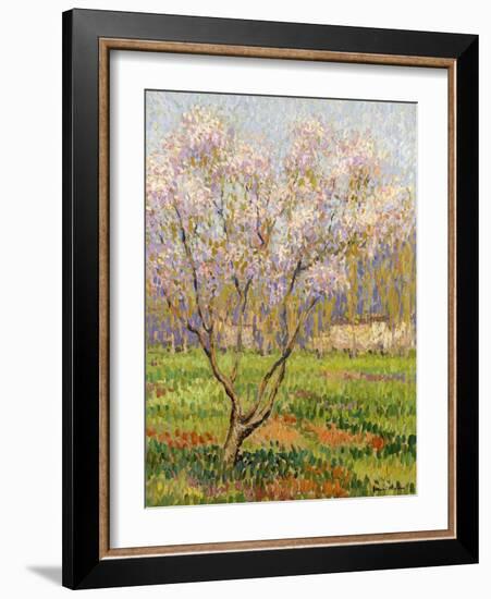 Apple Tree in Blossom, Pommiers en Fleurs-Henri Martin-Framed Giclee Print