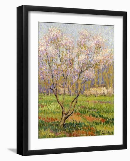 Apple Tree in Blossom, Pommiers en Fleurs-Henri Martin-Framed Giclee Print