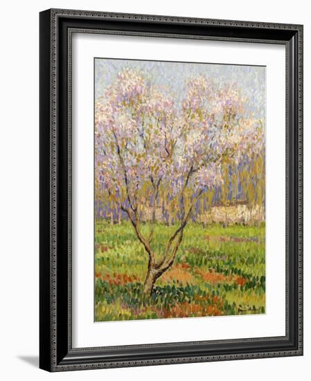 Apple Tree in Blossom, Pommiers en Fleurs-Henri Martin-Framed Giclee Print