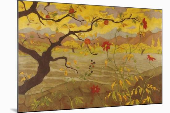 Apple Tree with Red Fruit, c.1902-Paul Ranson-Mounted Giclee Print