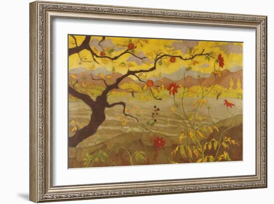 Apple Tree with Red Fruit, c.1902-Paul Ranson-Framed Giclee Print