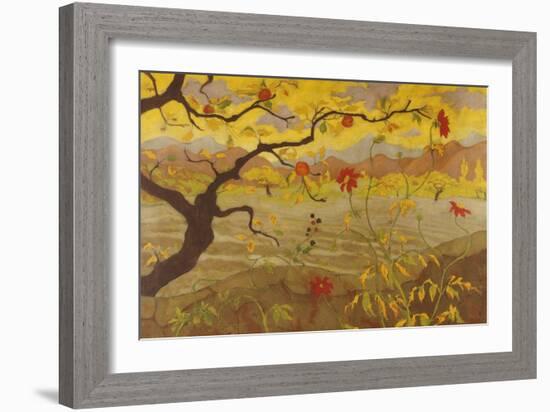 Apple Tree with Red Fruit, c.1902-Paul Ranson-Framed Giclee Print