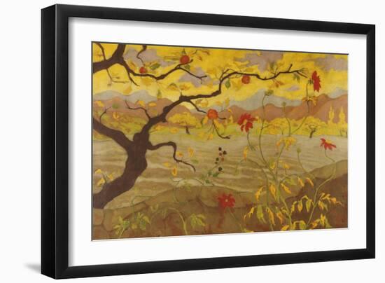 Apple Tree with Red Fruit, c.1902-Paul Ranson-Framed Giclee Print