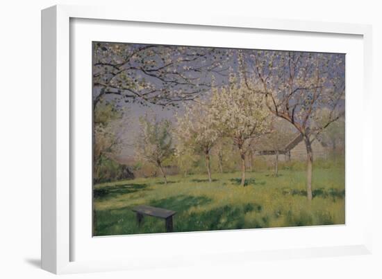 Apple Trees Blooming, C. 1895-Isaak Ilyich Levitan-Framed Giclee Print