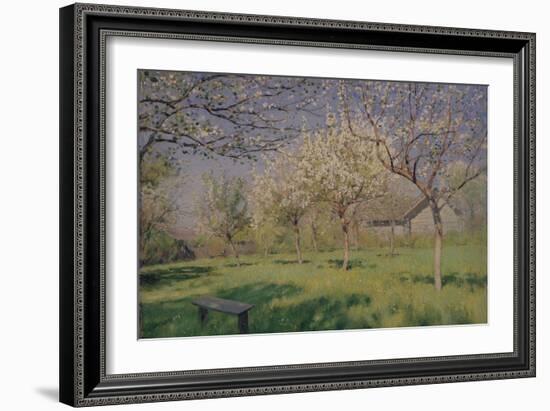 Apple Trees Blooming, C. 1895-Isaak Ilyich Levitan-Framed Giclee Print