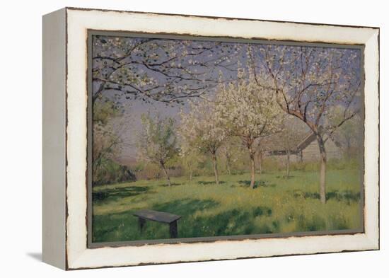 Apple Trees Blooming, C. 1895-Isaak Ilyich Levitan-Framed Premier Image Canvas