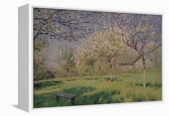 Apple Trees Blooming, C. 1895-Isaak Ilyich Levitan-Framed Premier Image Canvas