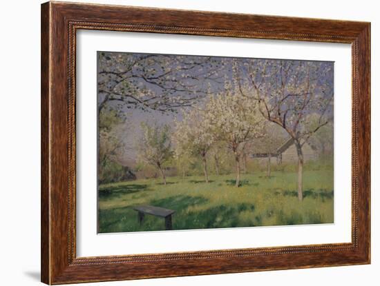 Apple Trees Blooming, C. 1895-Isaak Ilyich Levitan-Framed Premium Giclee Print