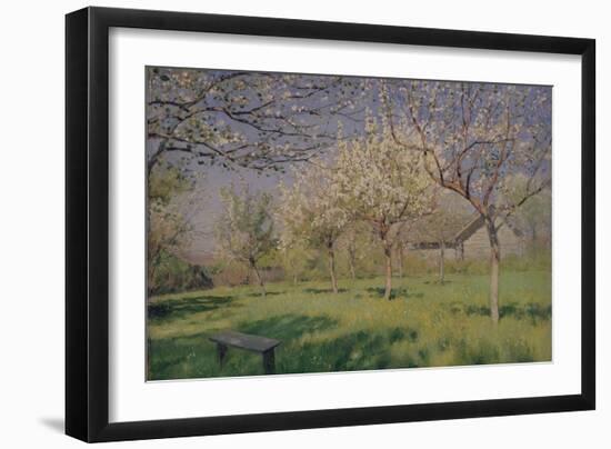 Apple Trees Blooming, C. 1895-Isaak Ilyich Levitan-Framed Premium Giclee Print