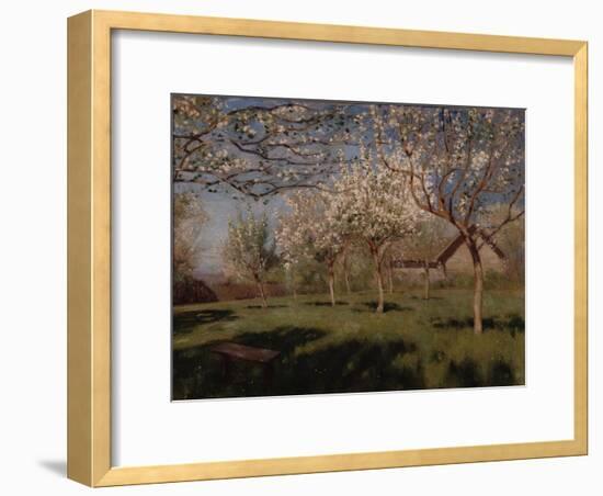 Apple Trees Blooming-Isaak Ilyich Levitan-Framed Giclee Print