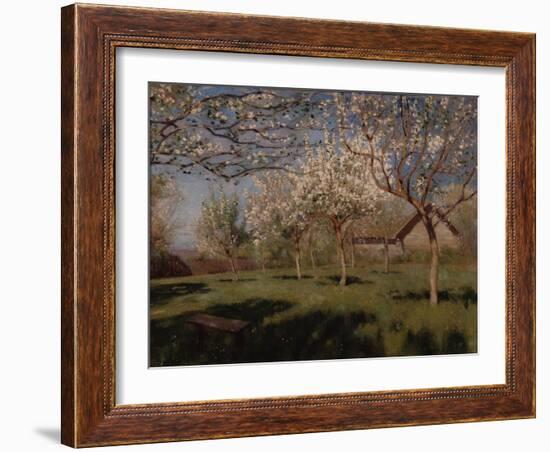 Apple Trees Blooming-Isaak Ilyich Levitan-Framed Giclee Print