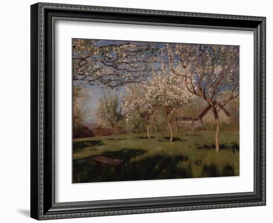 Apple Trees Blooming-Isaak Ilyich Levitan-Framed Giclee Print