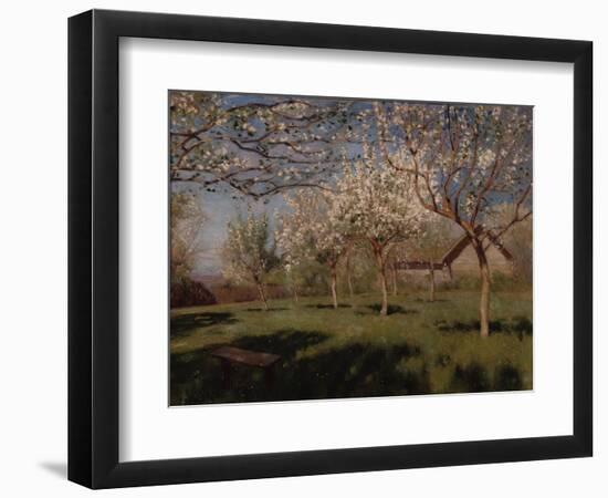 Apple Trees Blooming-Isaak Ilyich Levitan-Framed Giclee Print