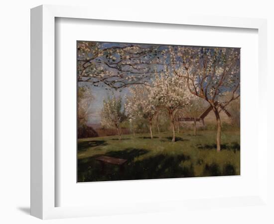 Apple Trees Blooming-Isaak Ilyich Levitan-Framed Giclee Print