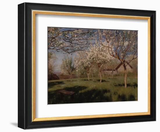 Apple Trees Blooming-Isaak Ilyich Levitan-Framed Giclee Print