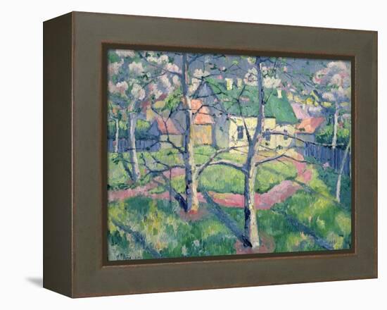 Apple Trees in Bloom, 1904-Kasimir Malevich-Framed Premier Image Canvas