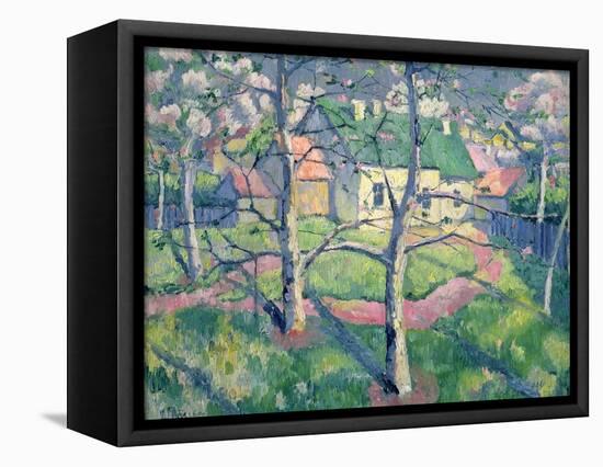 Apple Trees in Bloom, 1904-Kasimir Malevich-Framed Premier Image Canvas