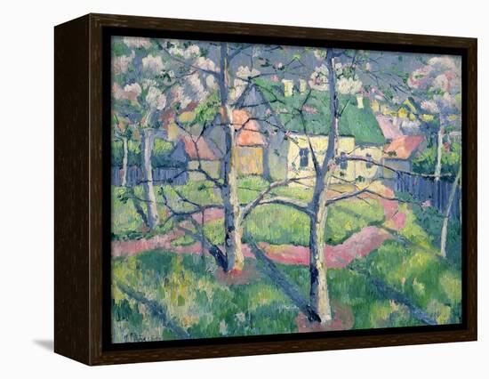 Apple Trees in Bloom, 1904-Kasimir Malevich-Framed Premier Image Canvas