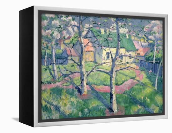 Apple Trees in Bloom, 1904-Kasimir Malevich-Framed Premier Image Canvas