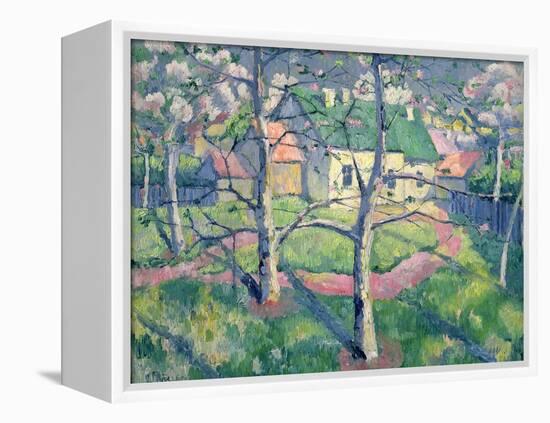 Apple Trees in Bloom, 1904-Kasimir Malevich-Framed Premier Image Canvas