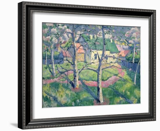 Apple Trees in Bloom, 1904-Kasimir Malevich-Framed Giclee Print