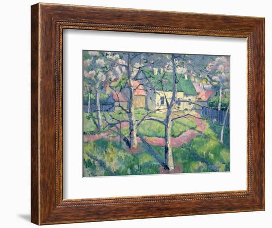 Apple Trees in Bloom, 1904-Kasimir Malevich-Framed Giclee Print