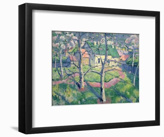 Apple Trees in Bloom, 1904-Kasimir Malevich-Framed Giclee Print