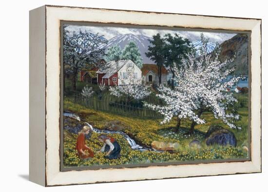 Apple Trees in Bloom-Nikolai Astrup-Framed Premier Image Canvas