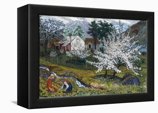 Apple Trees in Bloom-Nikolai Astrup-Framed Premier Image Canvas