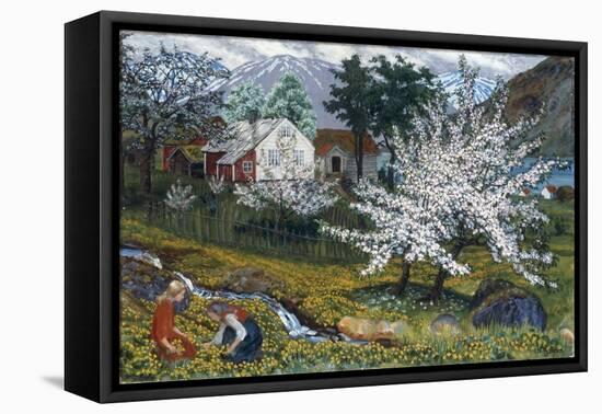 Apple Trees in Bloom-Nikolai Astrup-Framed Premier Image Canvas