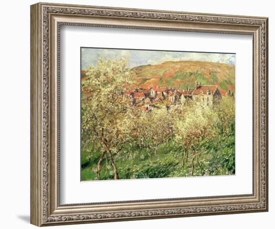 Apple Trees in Blossom, 1879-Claude Monet-Framed Giclee Print