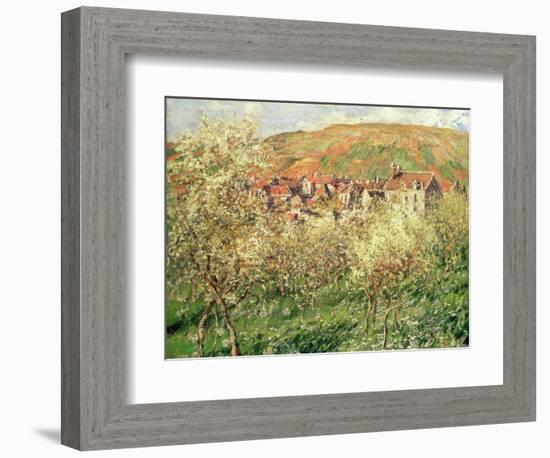 Apple Trees in Blossom, 1879-Claude Monet-Framed Giclee Print