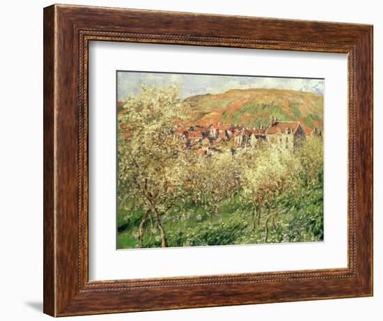 Apple Trees in Blossom, 1879-Claude Monet-Framed Giclee Print