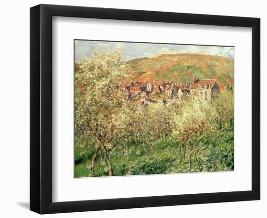 Apple Trees in Blossom, 1879-Claude Monet-Framed Giclee Print