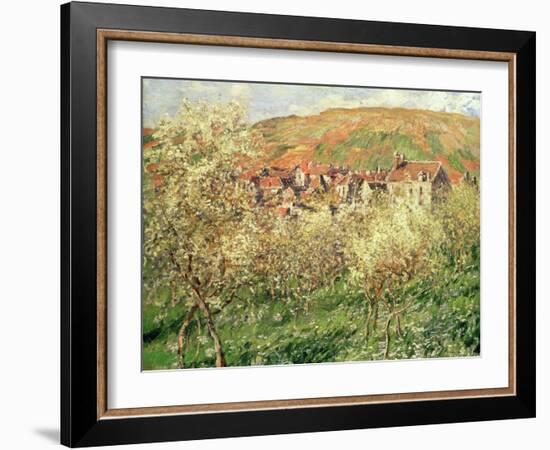 Apple Trees in Blossom, 1879-Claude Monet-Framed Giclee Print