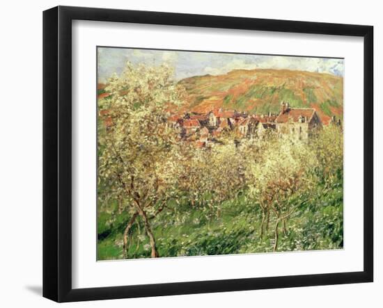 Apple Trees in Blossom, 1879-Claude Monet-Framed Giclee Print