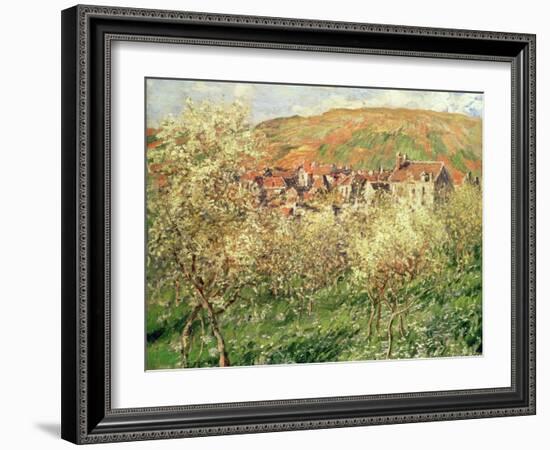 Apple Trees in Blossom, 1879-Claude Monet-Framed Giclee Print