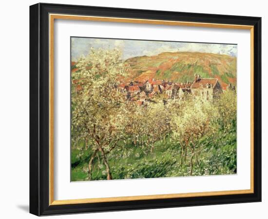 Apple Trees in Blossom, 1879-Claude Monet-Framed Giclee Print