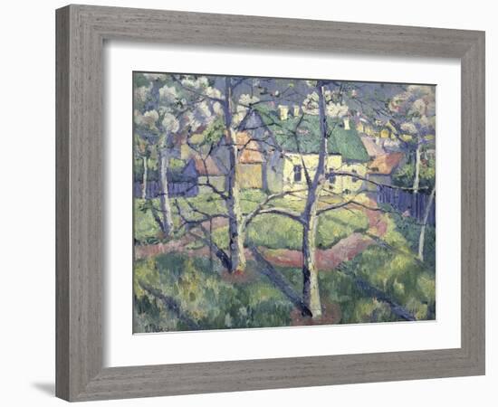 Apple Trees-Kasimir Malevich-Framed Giclee Print