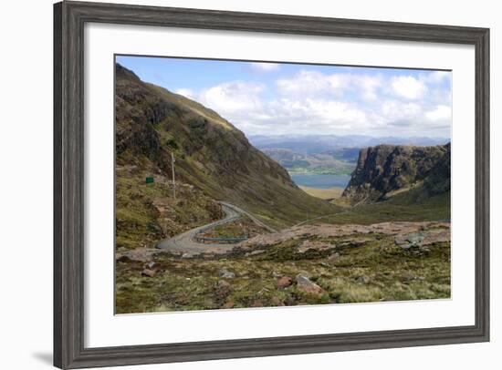 Applecross Peninsula and Loch Kishorn, Highland, Scotland-Peter Thompson-Framed Photographic Print