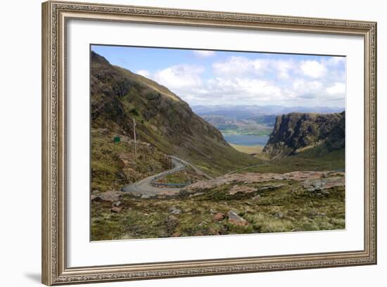 Applecross Peninsula and Loch Kishorn, Highland, Scotland-Peter Thompson-Framed Photographic Print