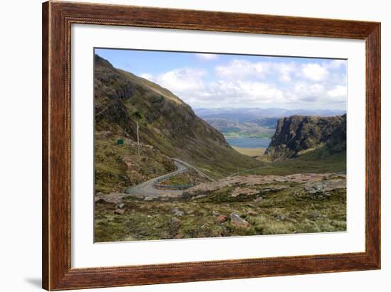 Applecross Peninsula and Loch Kishorn, Highland, Scotland-Peter Thompson-Framed Photographic Print